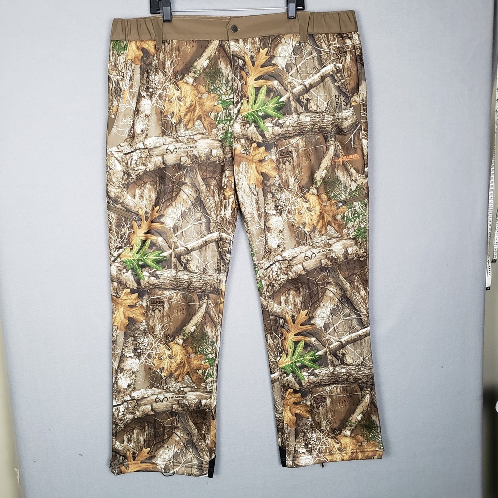 Habit Camoflauge Hunting Pants RealTree Edge Brown Green Woodland Outdoorsman 2X